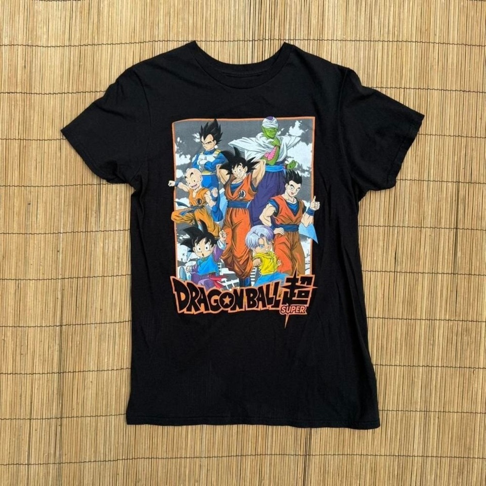 Dragon Ball Super Mens Size S Black Anime Graphic Tshirt Goku